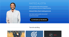 Desktop Screenshot of matteoaliotta.com