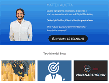 Tablet Screenshot of matteoaliotta.com